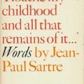 Cover Art for 9780140027273, Words by Jean-Paul Sartre