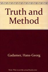Cover Art for 9780722079577, Truth and Method by Hans-Georg Gadamer