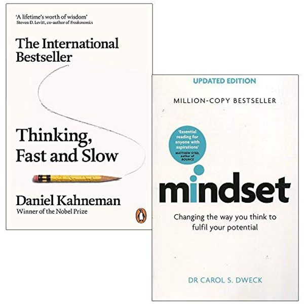 Cover Art for 9789123951499, Thinking, Fast and Slow By Daniel Kahneman & Mindset - Updated Edition: Changing The Way You think To Fulfil Your Potential By Dr Carol Dweck 2 Books Collection Set by Carol S. Dweck, Daniel Kahneman