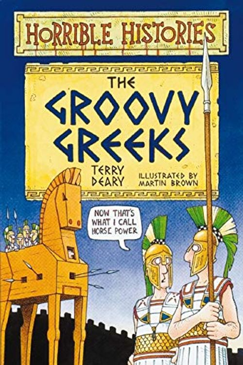 Cover Art for 9780590132473, The Groovy Greeks by Terry Deary