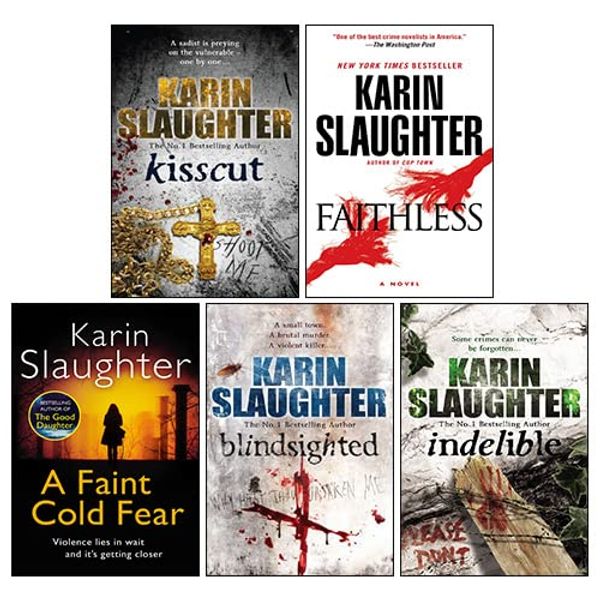 Cover Art for 9789124194710, Grant County Series 5 Books Collection Set By Karin Slaughter (Faint Cold Fear, Kisscut, Indelible, Faithless, Blindsighted) by Karin Slaughter