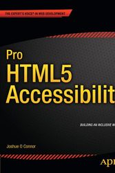 Cover Art for 9781430241942, Pro Html5 Accessibility by O Connor, Joshue