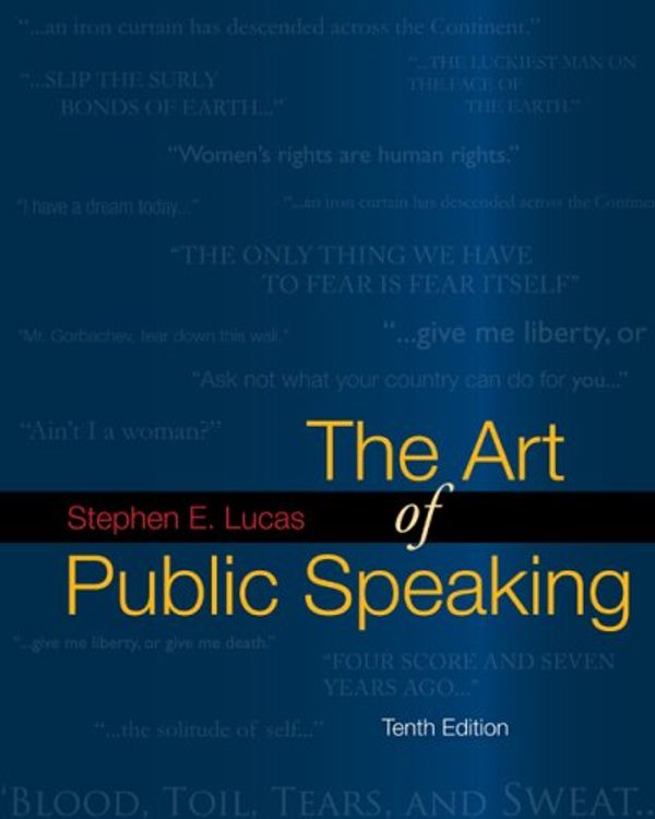 Cover Art for 9780077306298, The Art of Public Speaking with Connect Lucas by Stephen Lucas