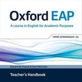 Cover Art for 9780194001830, Oxford EAP: Upper-intermediate/B2: Teacher's Book and DVD-ROM Pack by Edward de Chazal