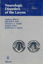 Cover Art for 9780865774001, Neurologic Disorders of the Larynx by Andrew Blitzer