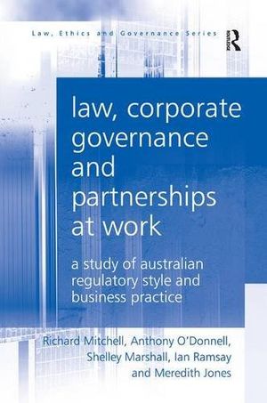 Cover Art for 9781409421061, Law, Corporate Governance and Partnerships at Work by Richard N. Mitchell