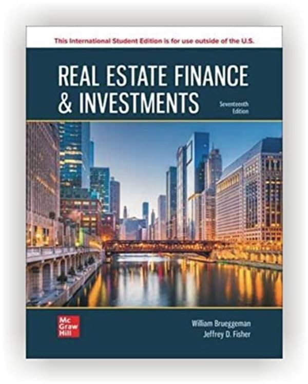 Cover Art for B0B82PSFSZ, Real Estate Finance (Real Estate Finance and Investments) 17th Edition by William Brueggeman (Author), Jeffrey Fisher (Author)