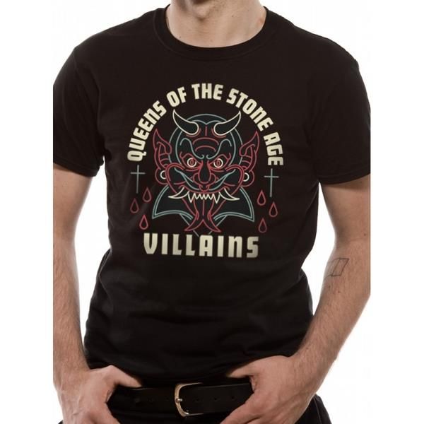 Cover Art for 5054015324489, Queens Of The Stone Age - Villain Men's Medium T-shirt - Black by Unknown