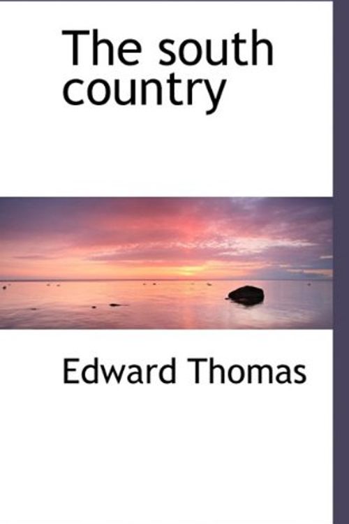 Cover Art for 9781117476681, South Country by Edward Thomas