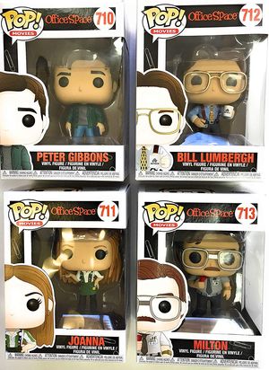Cover Art for 0309272215526, Funko Bundle of 4 Pop! Movies: Office Space-Peter Gibbons+Bill Lumbergh+Joanna w/Flair+Milton Waddams by Unknown