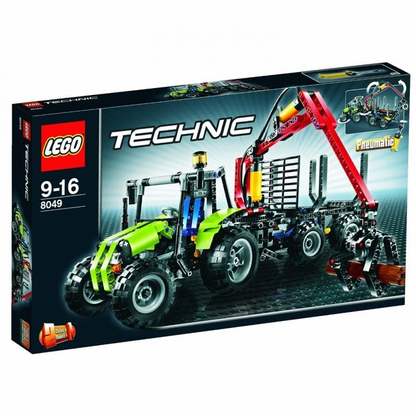 Cover Art for 5702014601680, Tractor with Log Loader Set 8049 by Lego