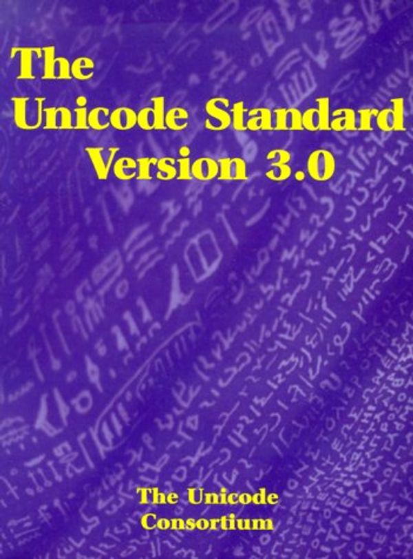 Cover Art for 0785342616330, The Unicode Standard, Version 3.0 by Unicode Consortium The