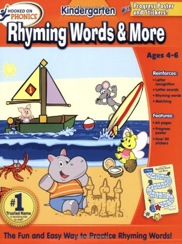 Cover Art for 9781604991185, Hooked on Phonics Kindergarten Rhyming Words & More by Hooked On Phonics