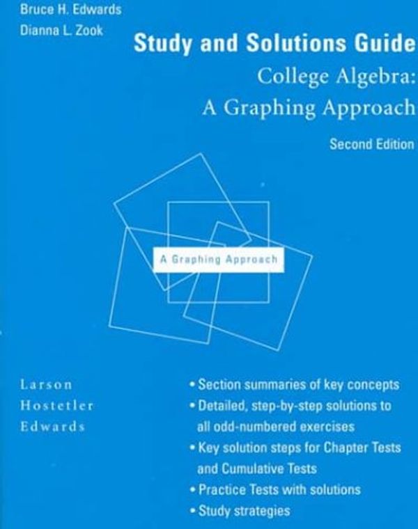 Cover Art for 9780669417340, Study and Solutions Guide for College Algebra by Bruce H. Edwards