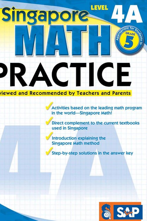 Cover Art for 9780768239942, Singapore Math Practice, Level 4A Grade 5 by Frank Schaffer Publications