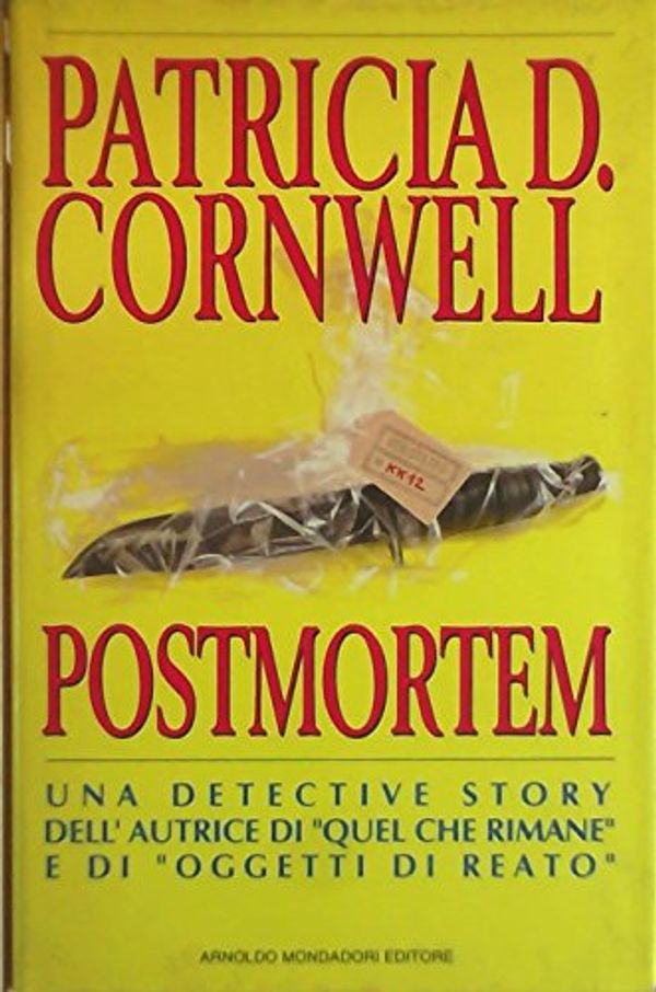 Cover Art for 9788804379065, Postmortem by Patricia D. Cornwell
