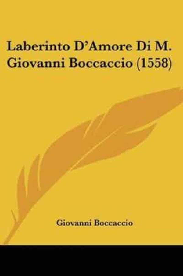 Cover Art for 9781104986292, Laberinto D'Amore Di M. Giovanni Boccaccio (1558) by Boccaccio, Professor Giovanni