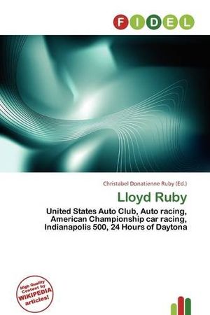Cover Art for 9786135996722, Lloyd Ruby by Christabel Donatienne Ruby