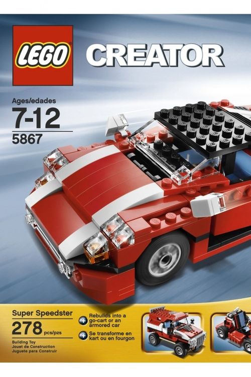 Cover Art for 0673419128599, Super Speedster Set 5867 by Lego