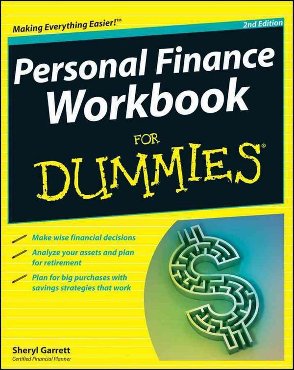 Cover Art for 9781118106259, Personal Finance Workbook For Dummies by Sheryl Garrett