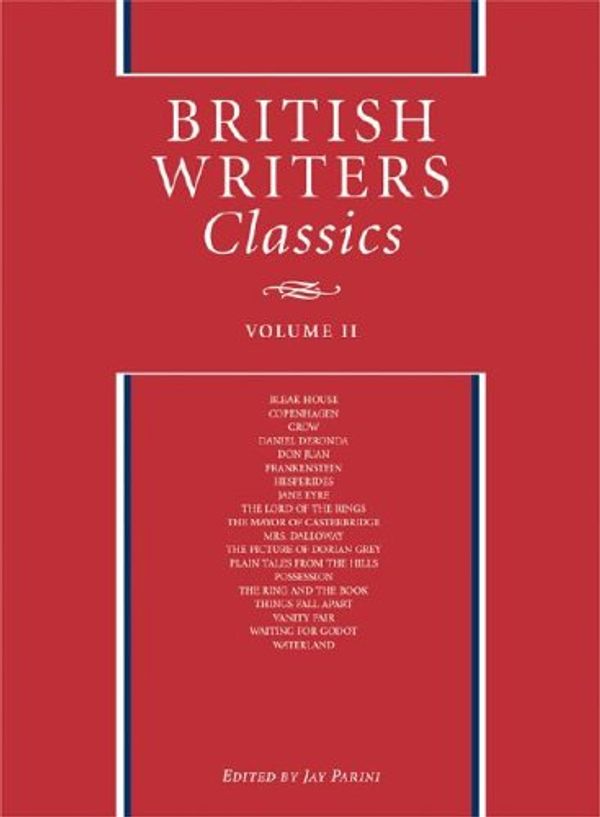 Cover Art for 9780684312699, British Writers Classics: Vol 2 (Scribner writers) by Professor Jay Parini