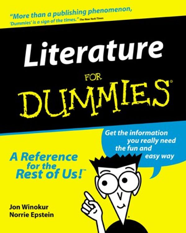 Cover Art for 9780764552663, Literature for Dummies by Jon Winokur