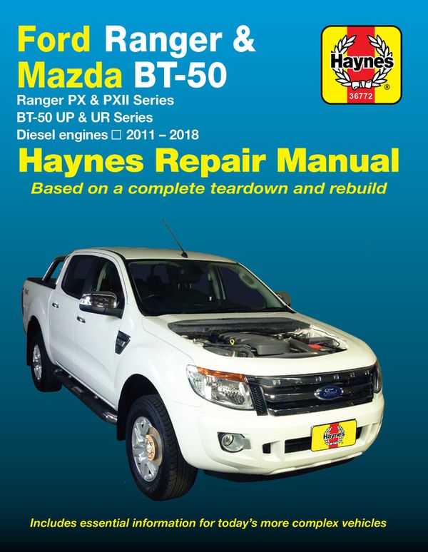 Cover Art for 9781620922781, Ford Ranger / Mazda BT-50 Diesel 2011-2017 Haynes Repair Manual by Haynes