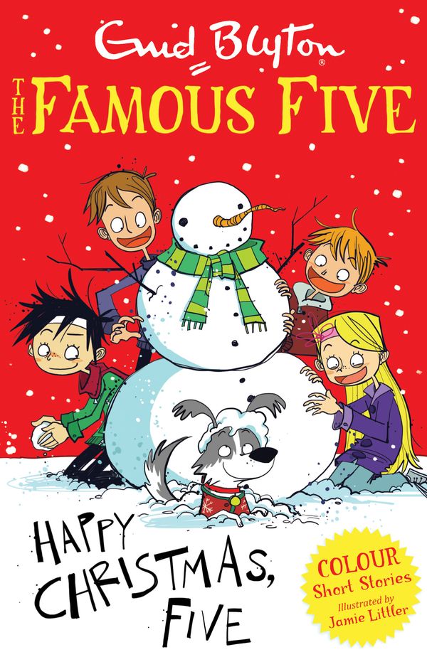 Cover Art for 9781444916355, Famous Five Colour Short Stories: Happy Christmas, Five! by Enid Blyton