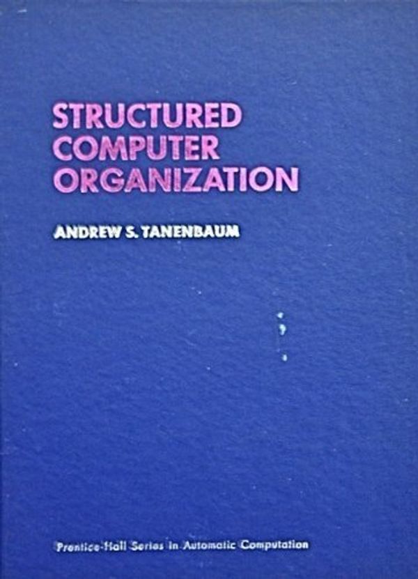Cover Art for 9780138545055, Structured Computer Organization by Andrew S. Tanenbaum