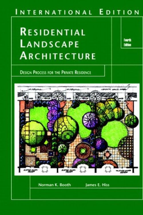 Cover Art for 9780131293847, Residential Landscape Architecture by Norman K. Booth