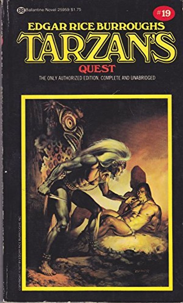 Cover Art for 9780345259592, Tarzan's Quest by Edgar Rice Burroughs