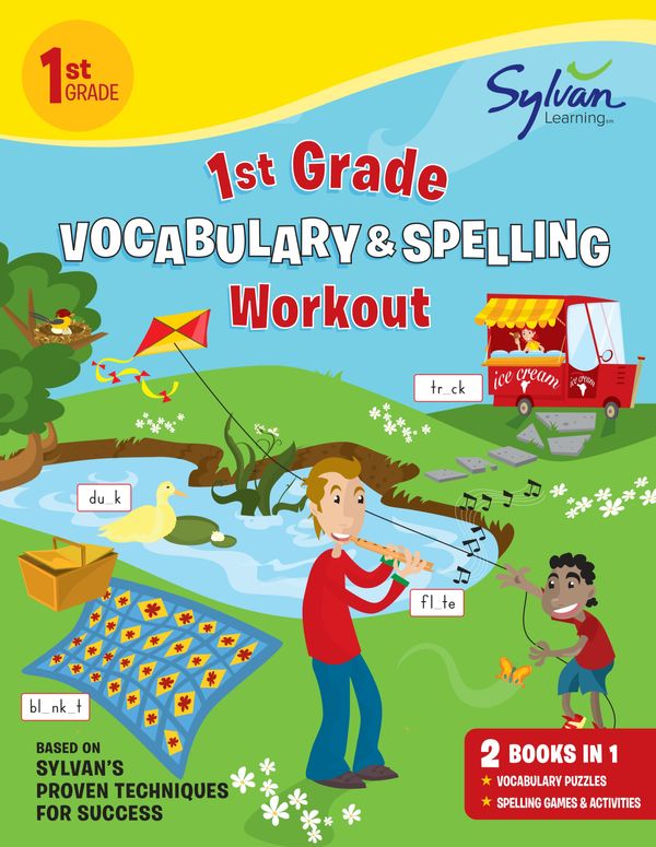 Cover Art for 9781524758561, 1st Grade Vocabulary & Spelling WorkoutSylvan Beginner Workbook by Sylvan Learning