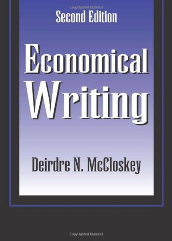 Cover Art for 9781577660637, Economical Writing by Deirdre McCloskey