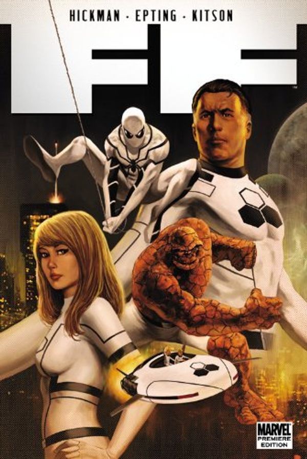 Cover Art for B012HX5BU6, FF by Jonathan Hickman Volume 1 (Fantastic Four (Marvel Hardcover)) by Jonathan Hickman (7-Sep-2011) Hardcover by 