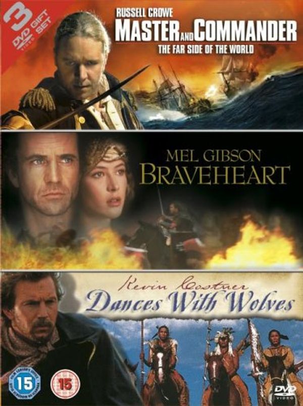 Cover Art for 5039036022385, Master And Commander: The Far Side Of The World / Braveheart / Dances With Wolves [DVD] by 