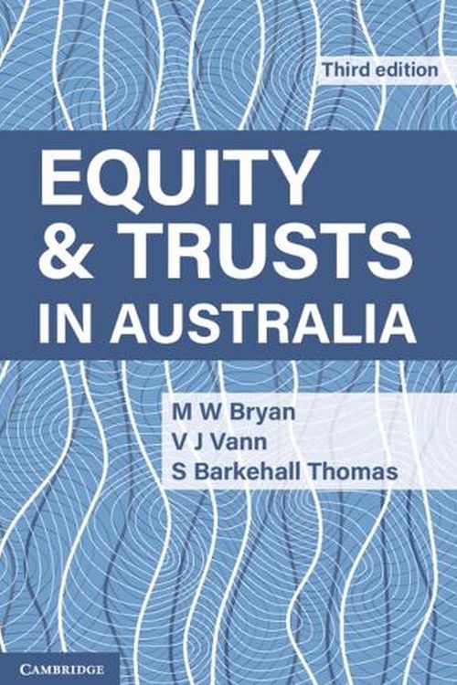 Cover Art for 9781009232388, Equity and Trusts in Australia by Michael Bryan
