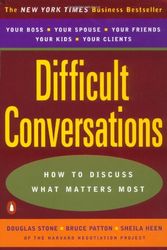 Cover Art for 9780140288520, Difficult Conversations by Bruce Pattern, Douglas Stone, Sheila Heen