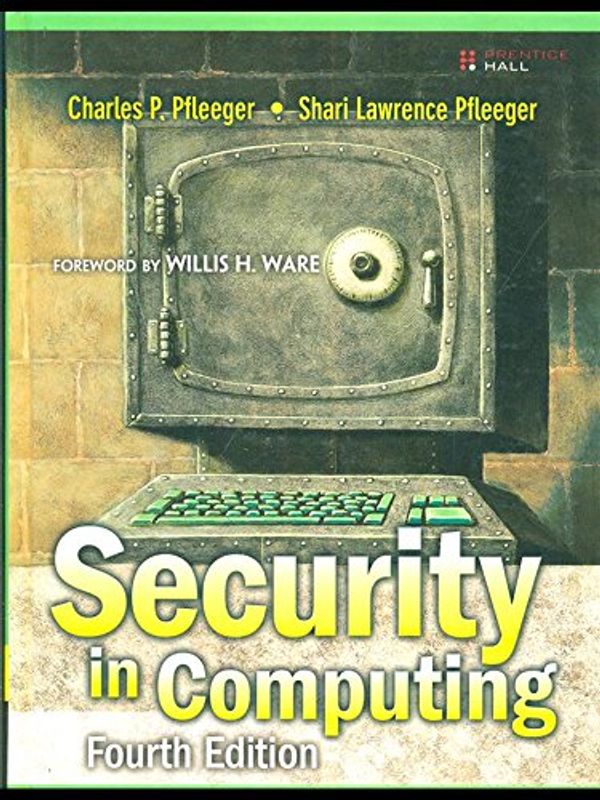 Cover Art for 9780137989430, Security in Computing by Charles P. Pfleeger