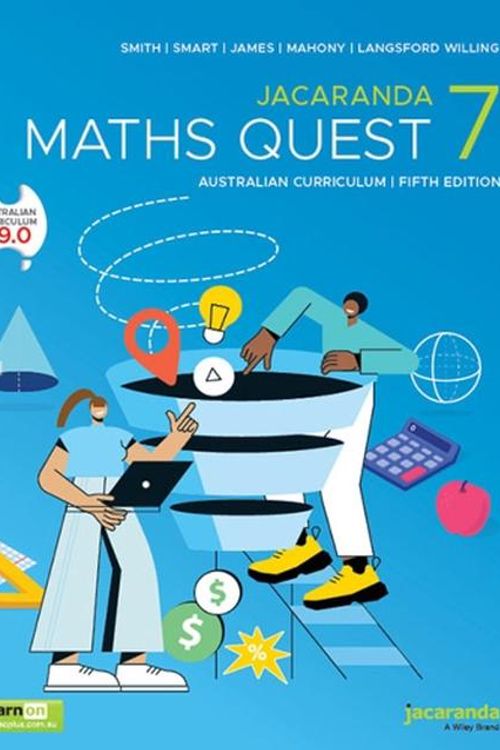 Cover Art for 9781394194261, Jacaranda Maths Quest 7 Australian Curriculum, 5e learnON and Print by Smith, Catherine, Langsford-Willing, Beverly