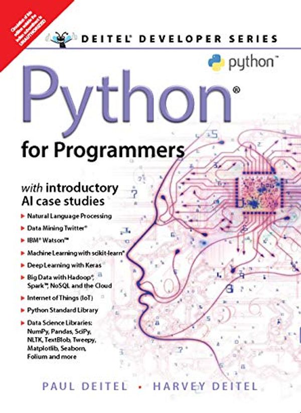 Cover Art for 9789353947989, Python for Programmers, 1st edition by Paul J. Deitel / Paul J. Deitel / Harvey