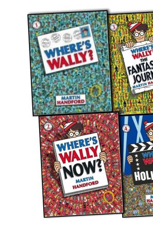 Cover Art for B009G1BTEU, Martin Handford Wheres Wally 4 Books Collection Pack Set RRP: £27.96 (Where's Wally?, Where's Wally Now?, Where's Wally? The Fantastic Journey, Where's Wally? In Hollywood) by Martin Handford