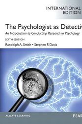 Cover Art for 9780205909100, The Psychologist as Detective by Randolph A. Smith, Stephen F. Davis