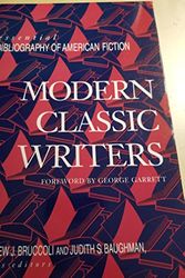 Cover Art for 9780816030033, Modern classic writers by Matthew Joseph Bruccoli