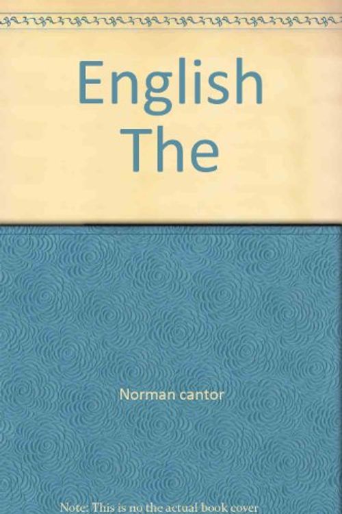 Cover Art for 9780671202415, English The by Norman cantor