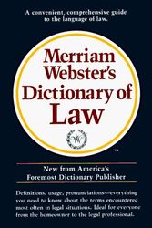 Cover Art for 9780877796046, Dictionary of Law by Merriam-Webster