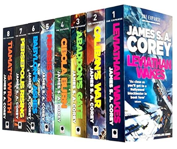 Cover Art for B09VL6H1G1, The Expanse Series 8 Books Collection Set (Leviathan Wakes, Caliban's War, Abaddon's Gate, Cibola Burn, Nemesis Games, Babylon's Ashes, Persepolis Rising, Tiamats Wrath) BY James S. A. Corey by James S. a. Corey