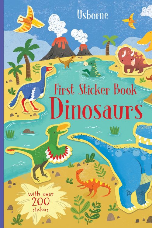 Cover Art for 9781805070085, First Sticker Book Dinosaurs by Hannah Watson