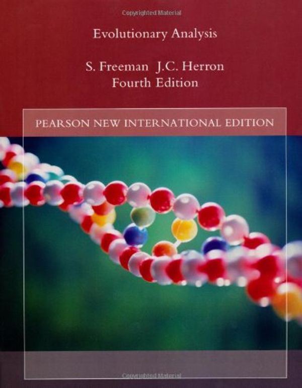 Cover Art for 9781292023328, Evolutionary Analysis: Pearson New International Edition by Freeman, Scott, Herron, Jon C.