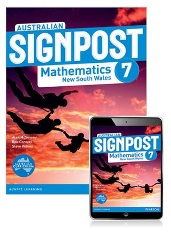 Cover Art for 9781488656637, Australian Signpost Mathematics New South Wales 7 Student Book with eBook by Alan McSeveny, Rob Conway, Steve Wilkes