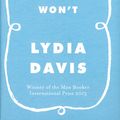Cover Art for 9780241146644, Can't and Won't by Lydia Davis
